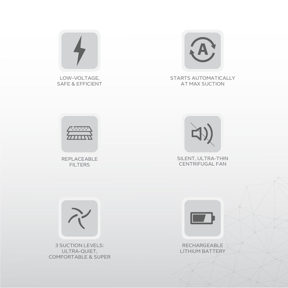 Nano® Cordless Turbo Dust Collector | Professional Nail Dust Extraction System