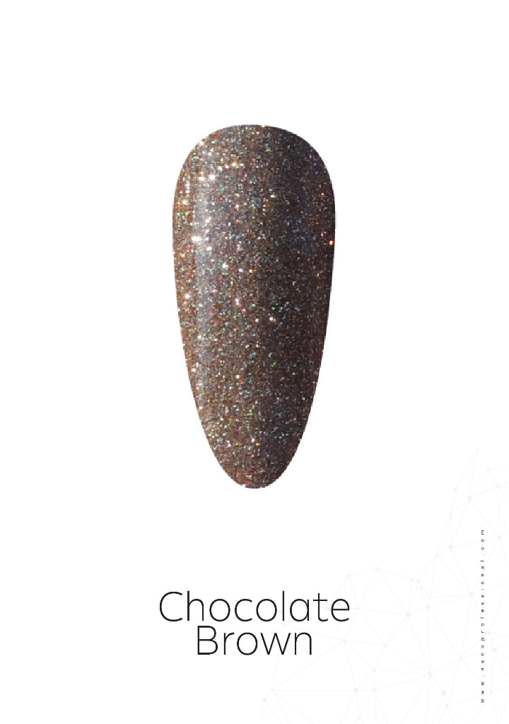 Chocolate Brown Disco Glitter Powder 0.8gm