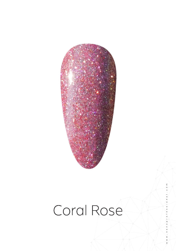 Coral Rose Disco Glitter Powder 0.8gm