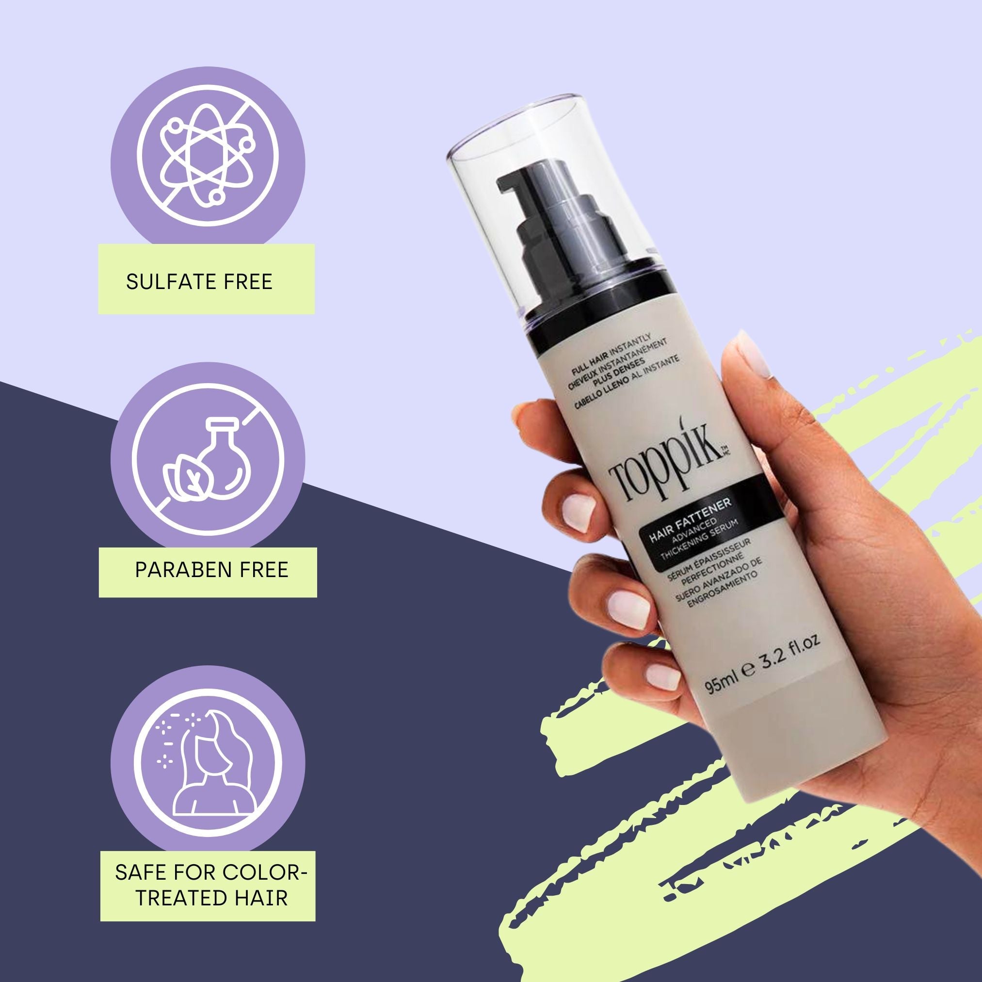 Toppik Hair Fattener Advanced Hair Thickening Serum 95 ml