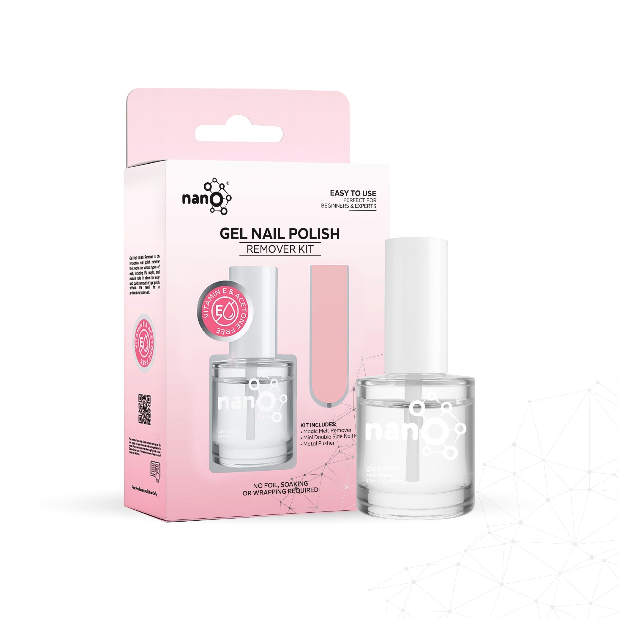 Nano® Quick Remover – 12ml | Rapid Gel Polish & Enhancement Remover | Cream Formula for Safe, Damage-Free Nail Removal UAE