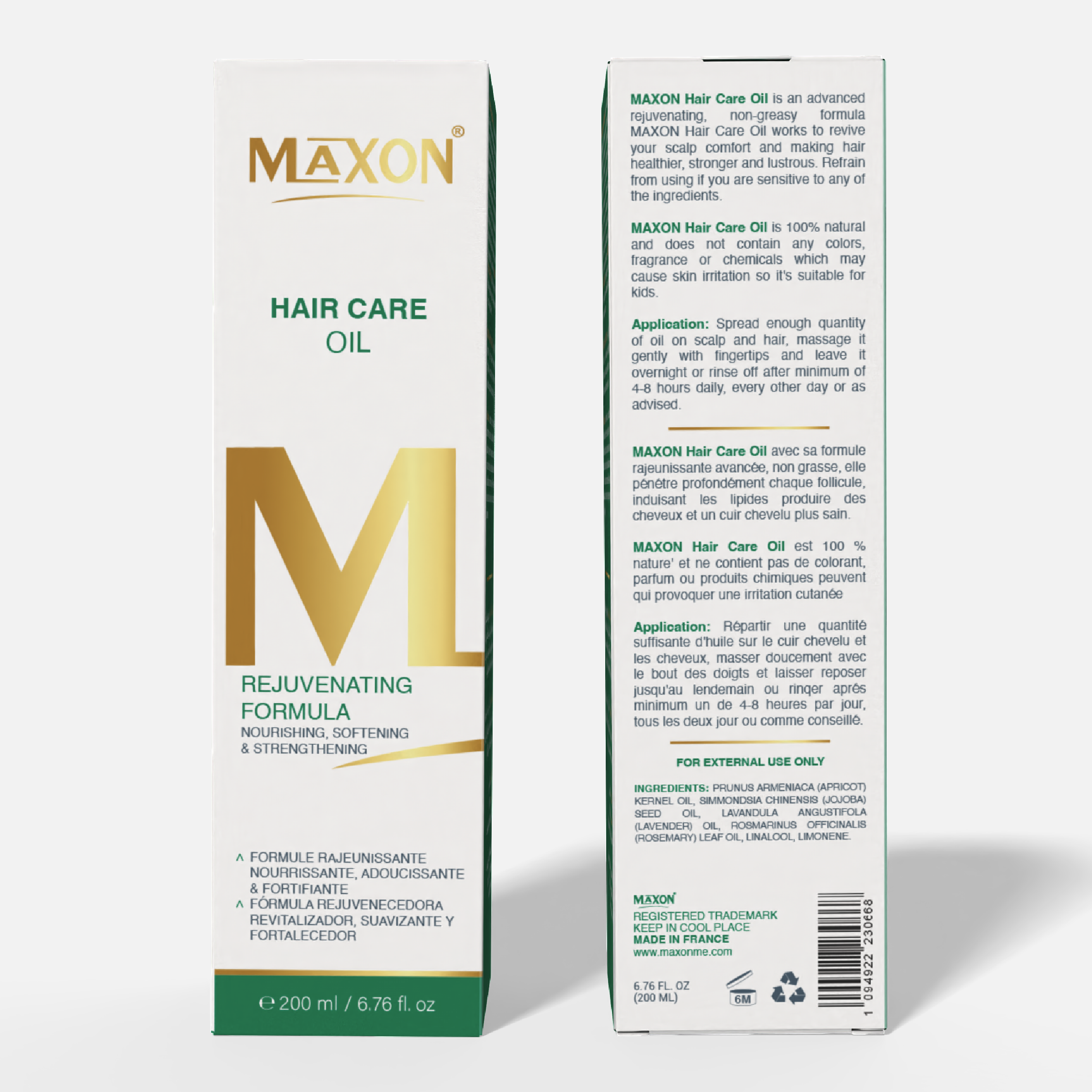 MAXON Hair Care Oil 200ml