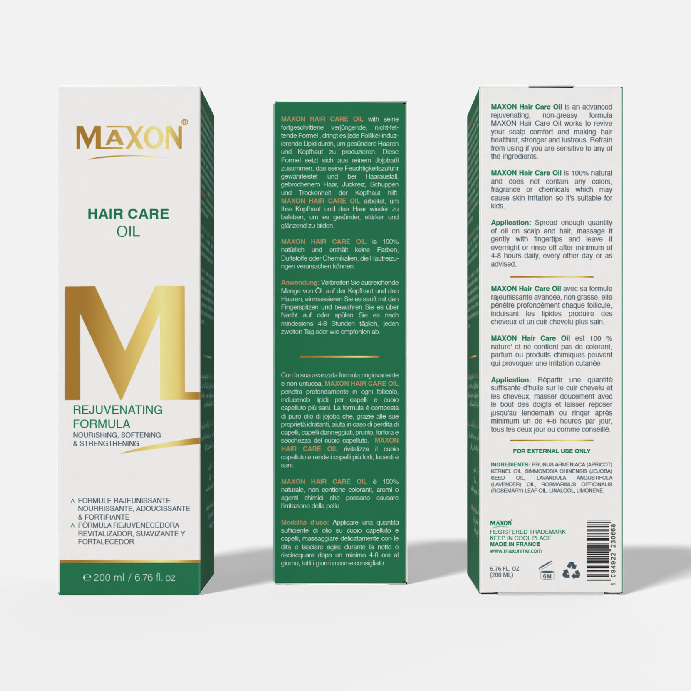MAXON Hair Care Oil 200ml