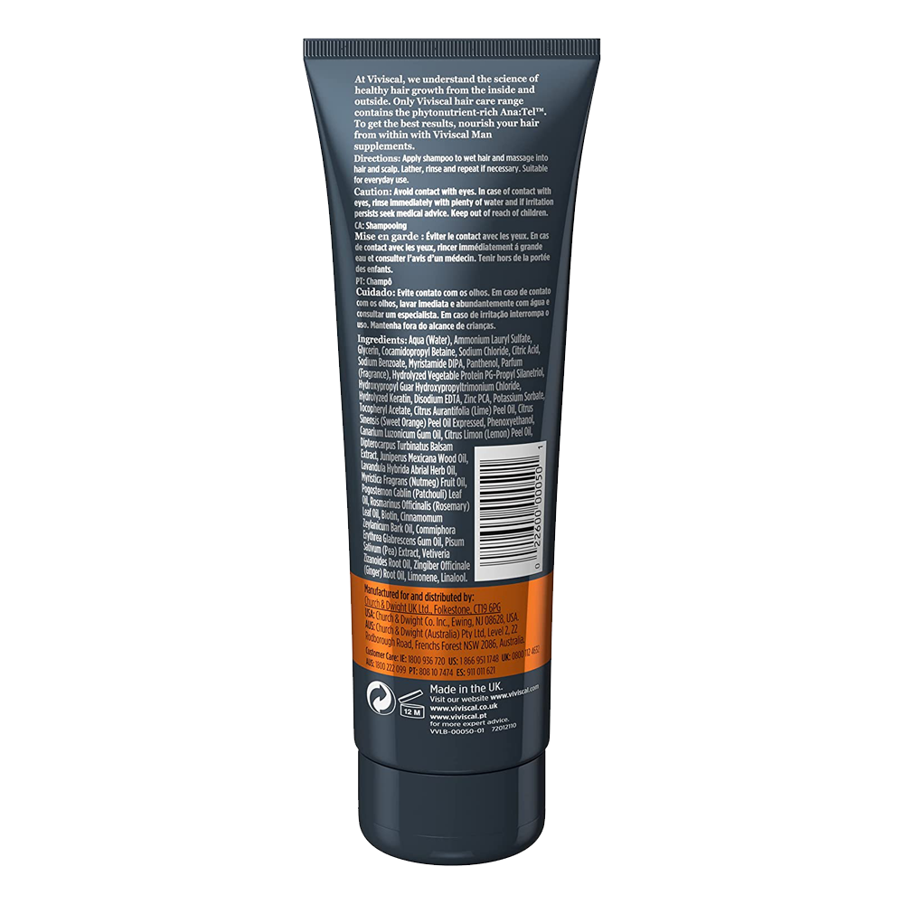 Viviscal Full Force Fortifying Shampoo For Men - 250ml