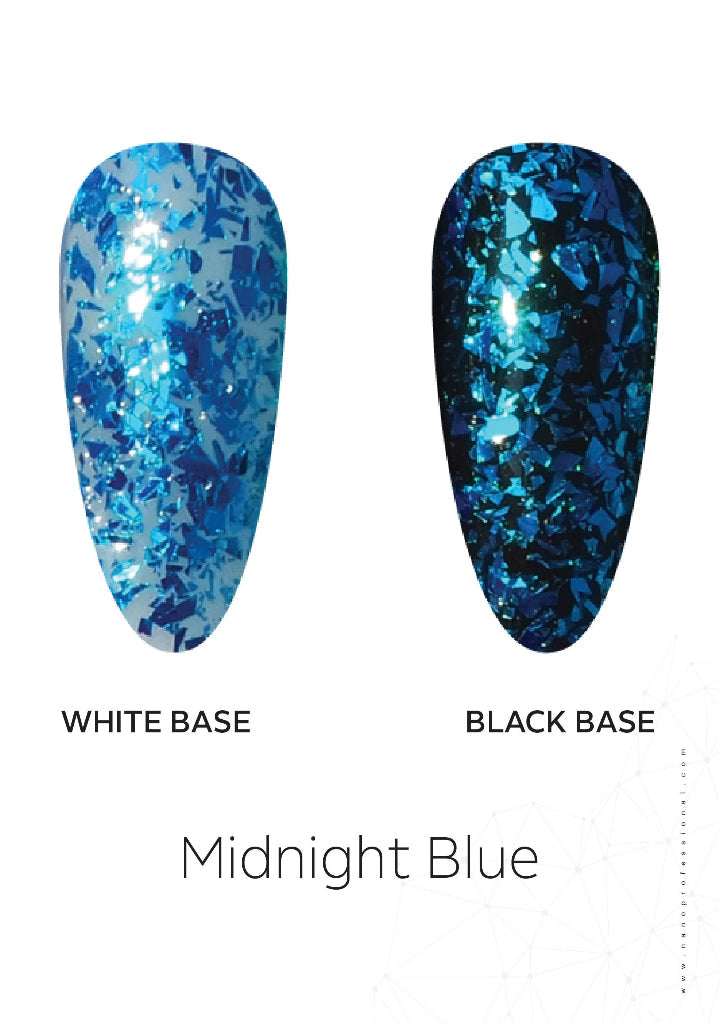 Midnight Blue Glitter Foil Powder 0.8gm