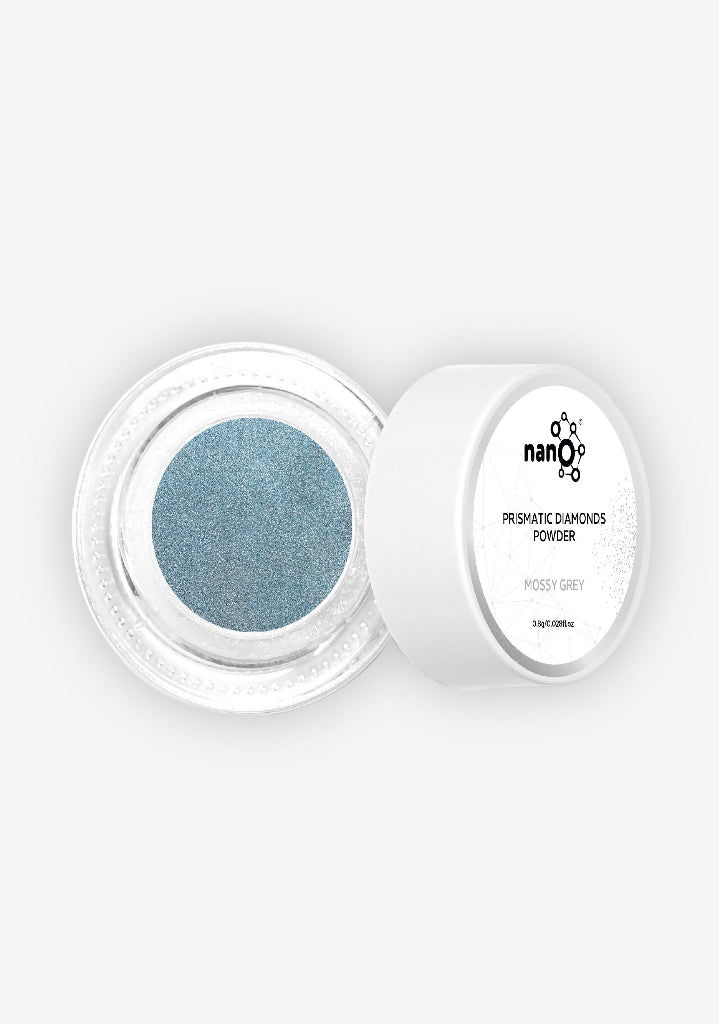 Mossy Grey Disco Glitter Powder 0.8gm