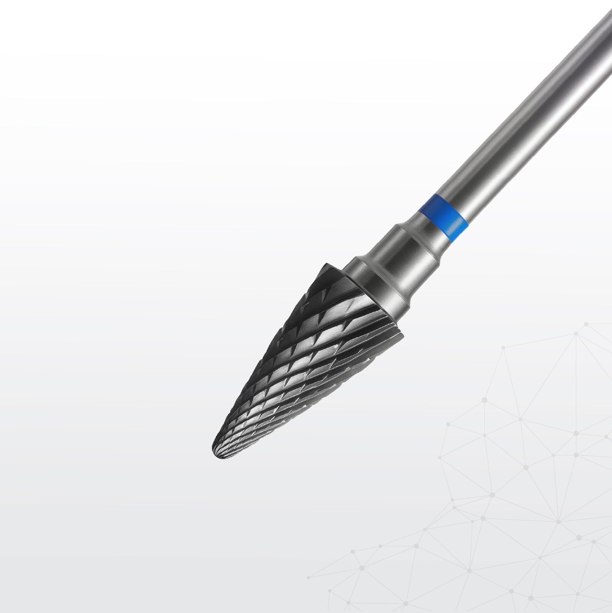 Nano® CB070-M Tree Shape Bits | Medium Grit Tungsten Carbide Drill Bit | Precision Nail E-File Bit