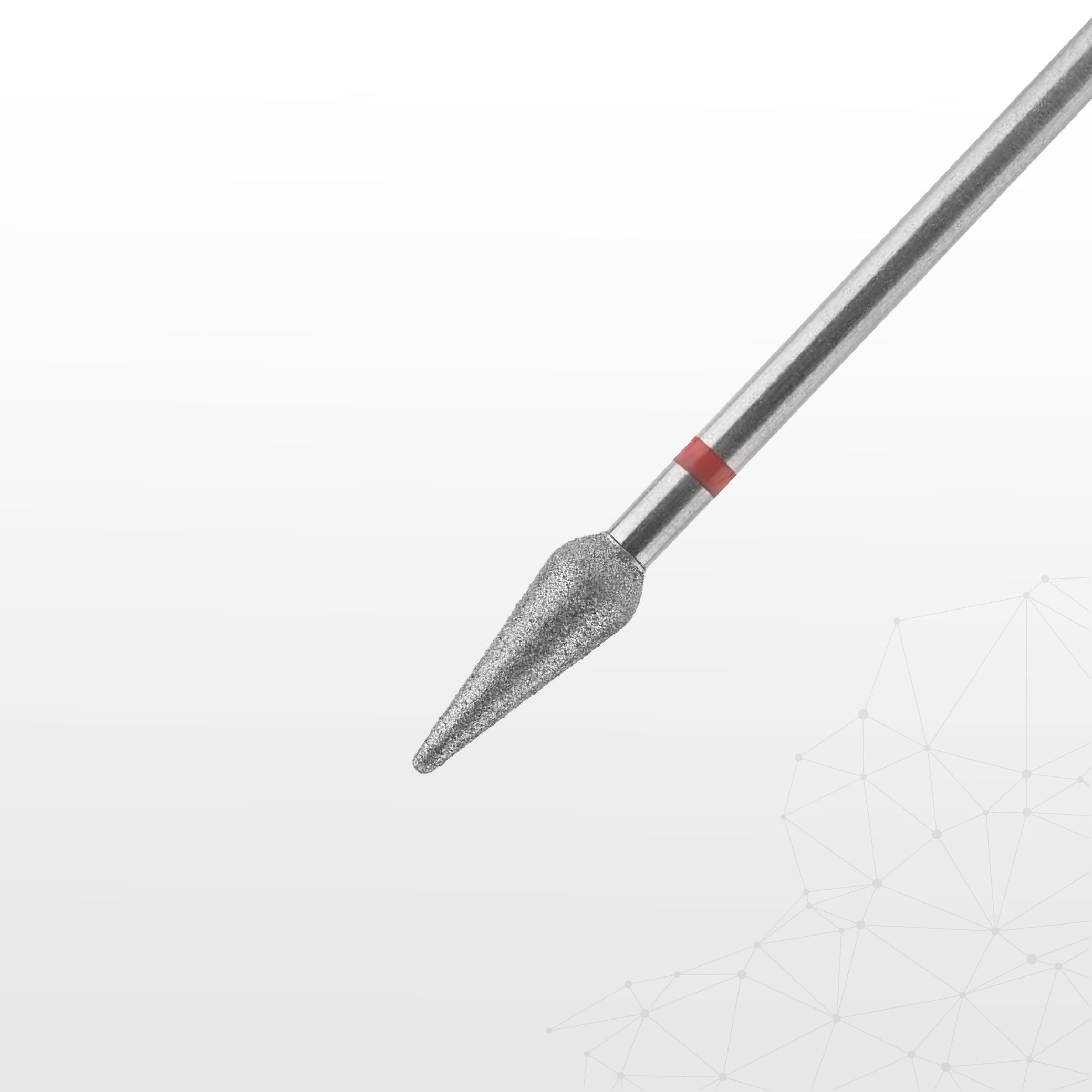 Nano® DD2094D Diamond Burs Drill Bit | Precision Flame Nail Drill Bit for Cuticle & Nail Refinement