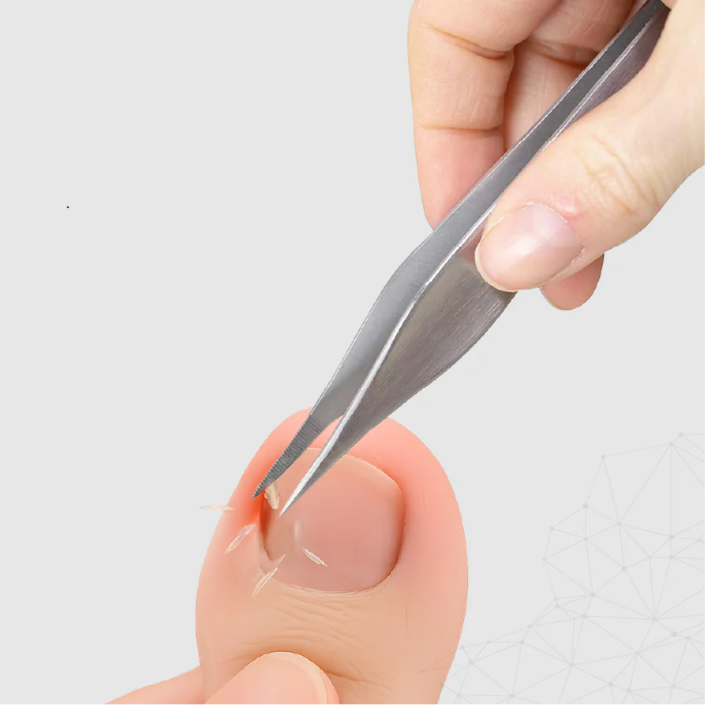 Nano Pro Cuti Pull – 116 mm | Precision Stainless Steel Tweezer for Ingrown Nail Care