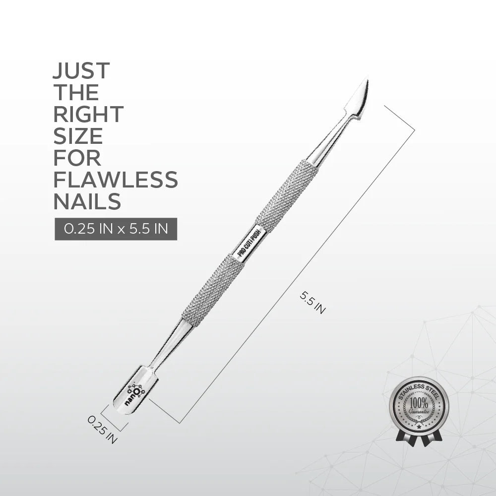 Pro Cuti Push – Stainless Steel Dual-Ended Cuticle Pusher | Precision Nail Prep Tool