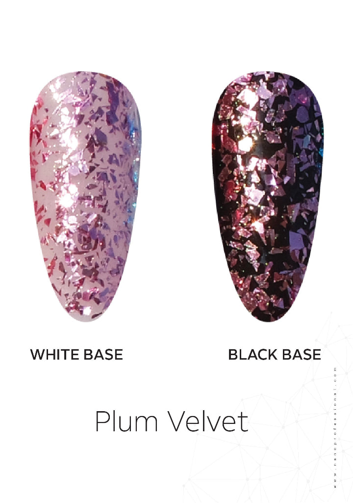 Plum Velvet Glitter Foil Powder 0.8gm