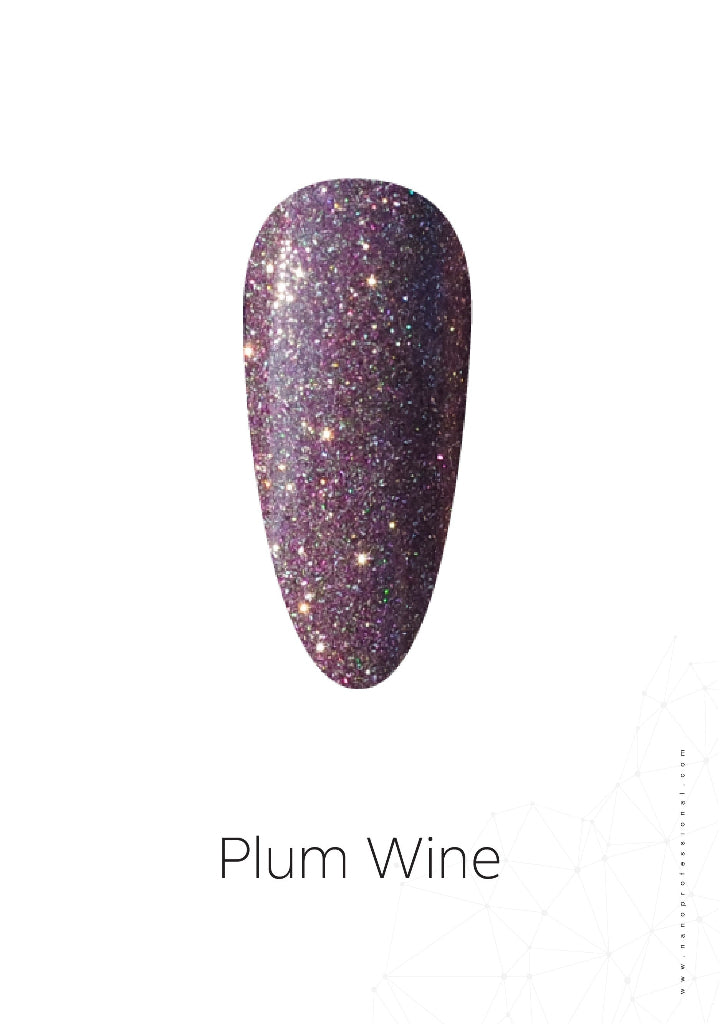 Plum Wine Disco Glitter Powder 0.8gm