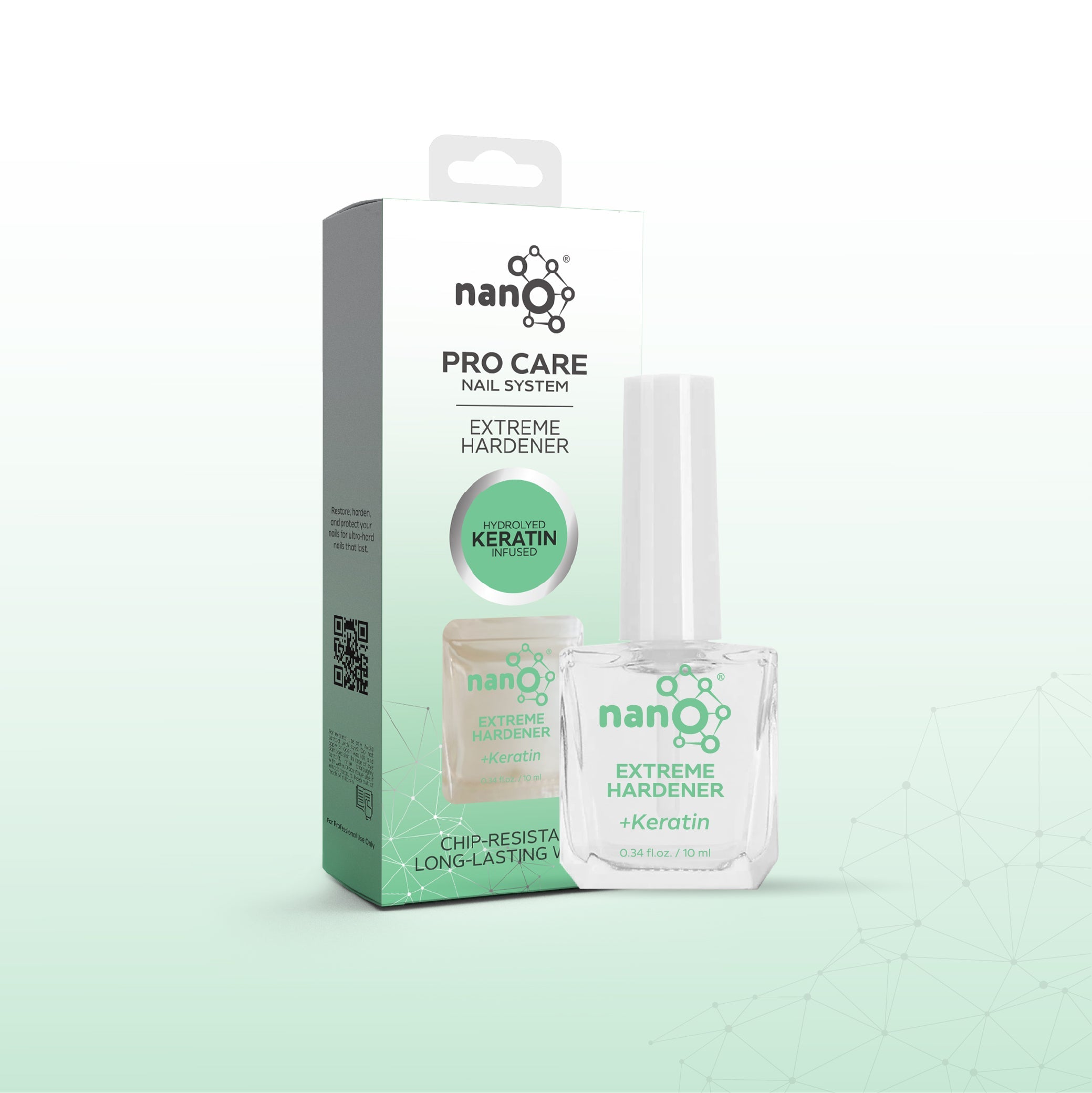 Nano® Pro Care Extreme Hardener – 10ml | Advanced Keratin Nail Strengthener