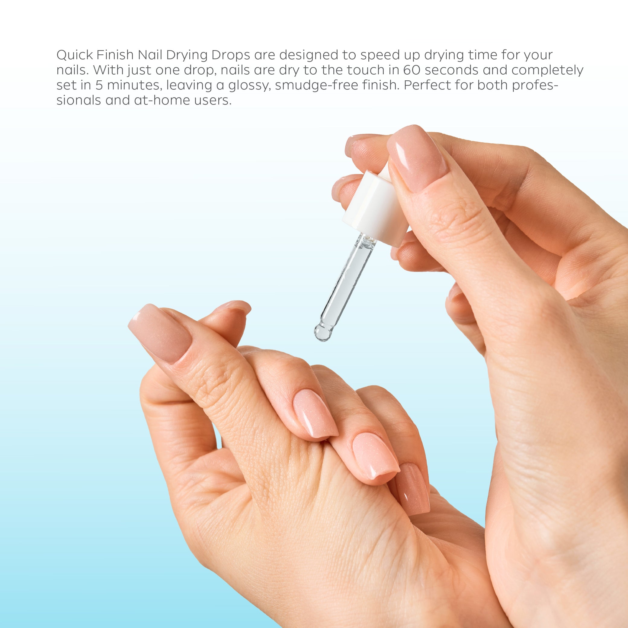 Nano® Quick Finish Nail Drying Drops – 9ml | Fast-Dry, Smudge-Proof Shine