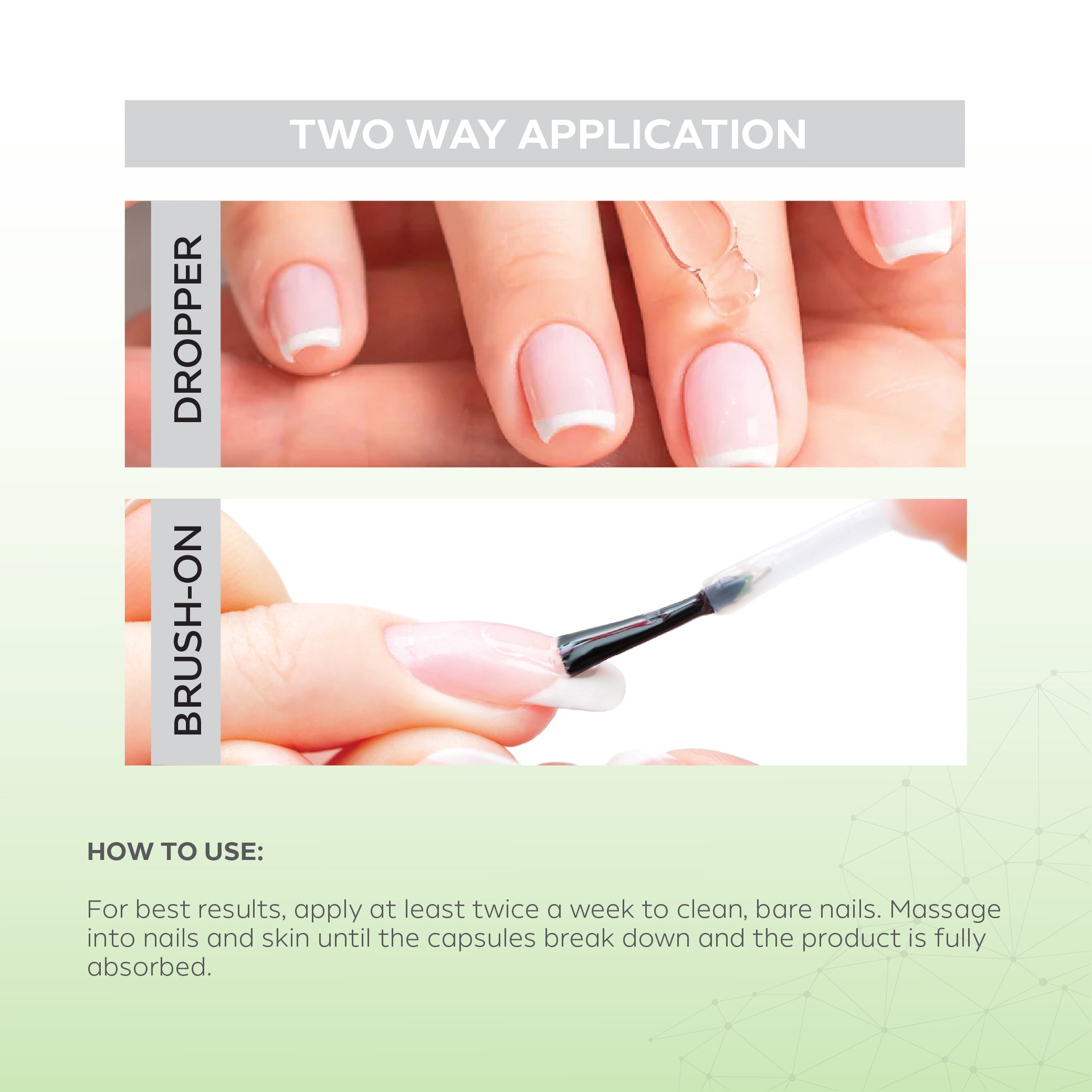 Nano® Pro Care Nail System – Restoration Serum 10ml | Dual-Applicator Brush & Dropper | Keratin & Vitamin Infused Treatment