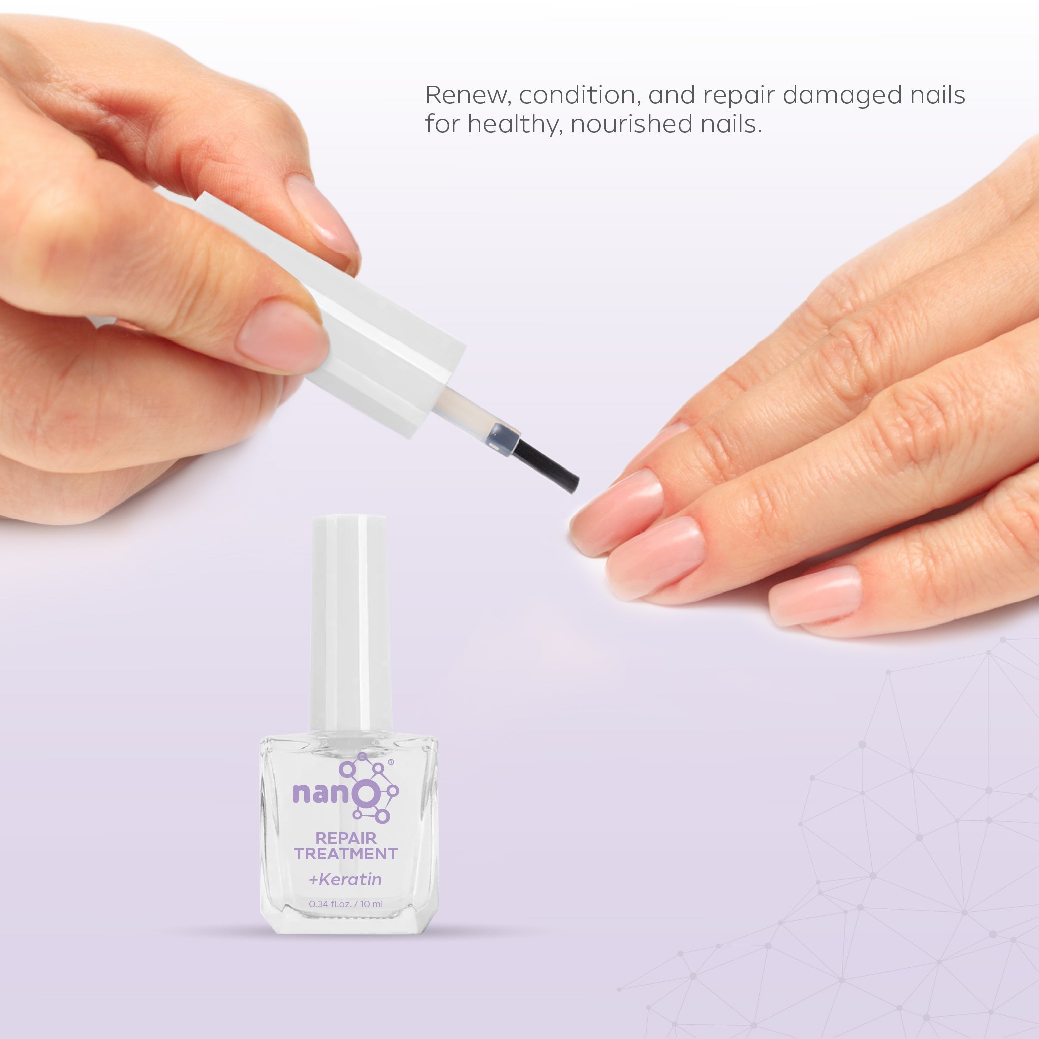 Nano® Pro Care Nail System – Repair Treatment 10ml | Keratin & Vitamin-Infused Formula for Nail Strengthening and Recovery