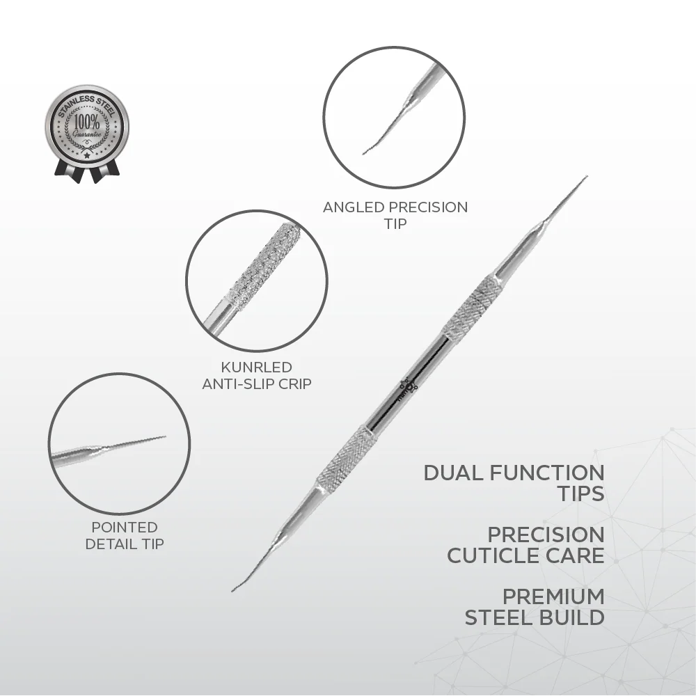 Nano Pro Cuti File – 161mm | Dual-Ended Stainless Steel Nail File for Precision Pedicure Care