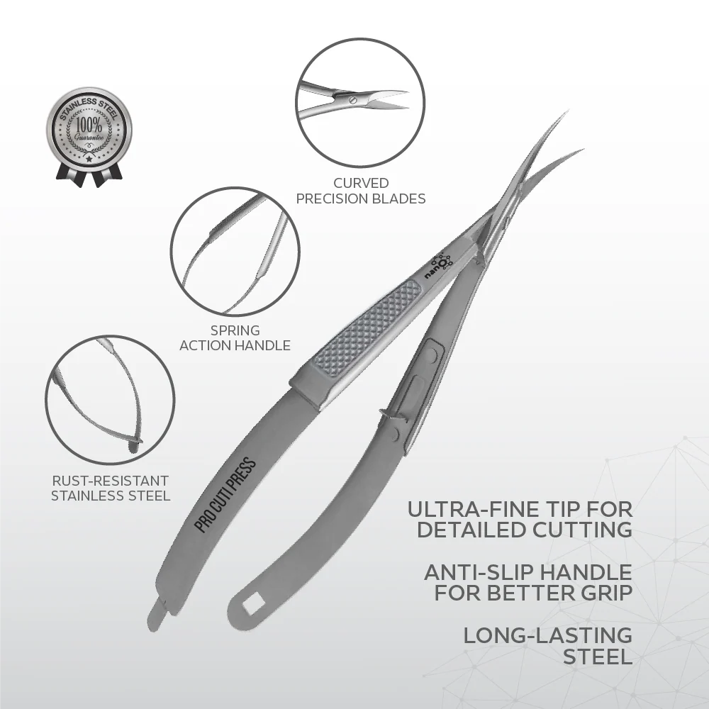 Nano Pro Cuti Press - 116 mm | Precision Micro-Tip Cuticle Tool