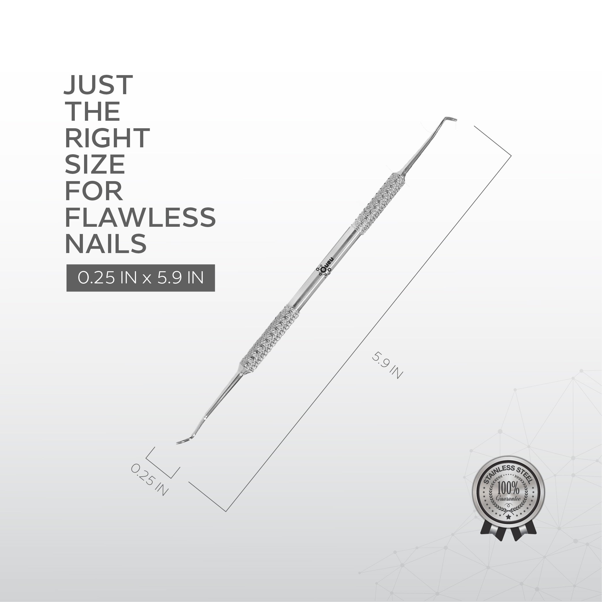 Nano Pro Cuti Scrape – 151mm | Dual-Ended Pedicure Tool for Callus and Ingrown Nail Care