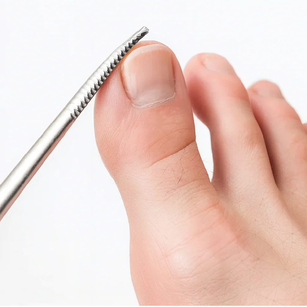 Nano Pro Cuti File – 161mm | Dual-Ended Stainless Steel Nail File for Precision Pedicure Care