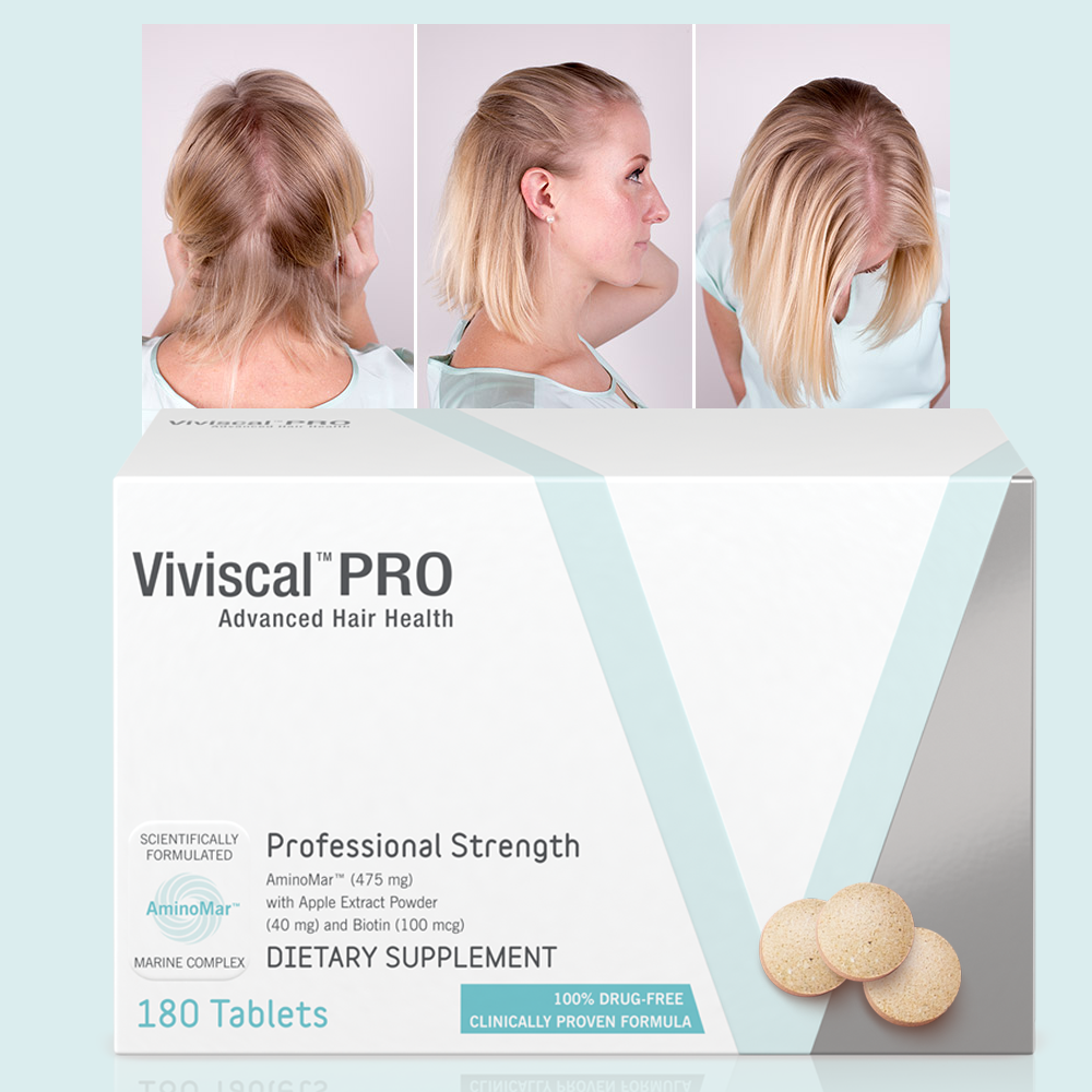 Viviscal Professional Hair Growth Supplements – Clinically Proven Hair Loss Solution for Men & Women 180 Tablets (3 Months Supply)