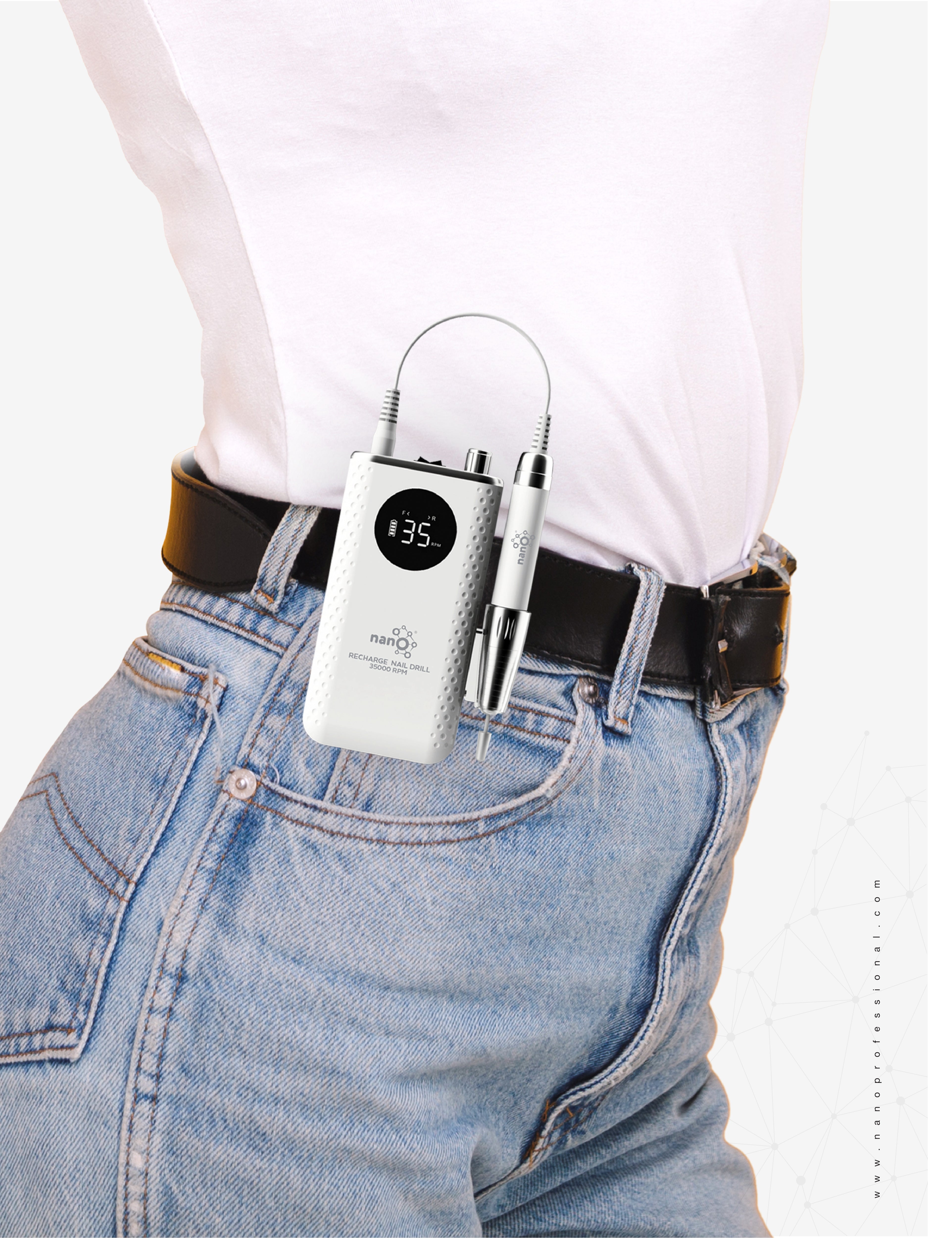 Nano® Recharge Nail Drill 35000RPM