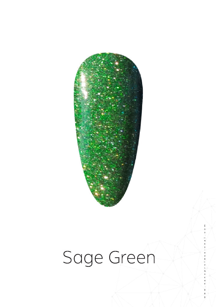 Sage Green Disco Glitter Powder 0.8gm