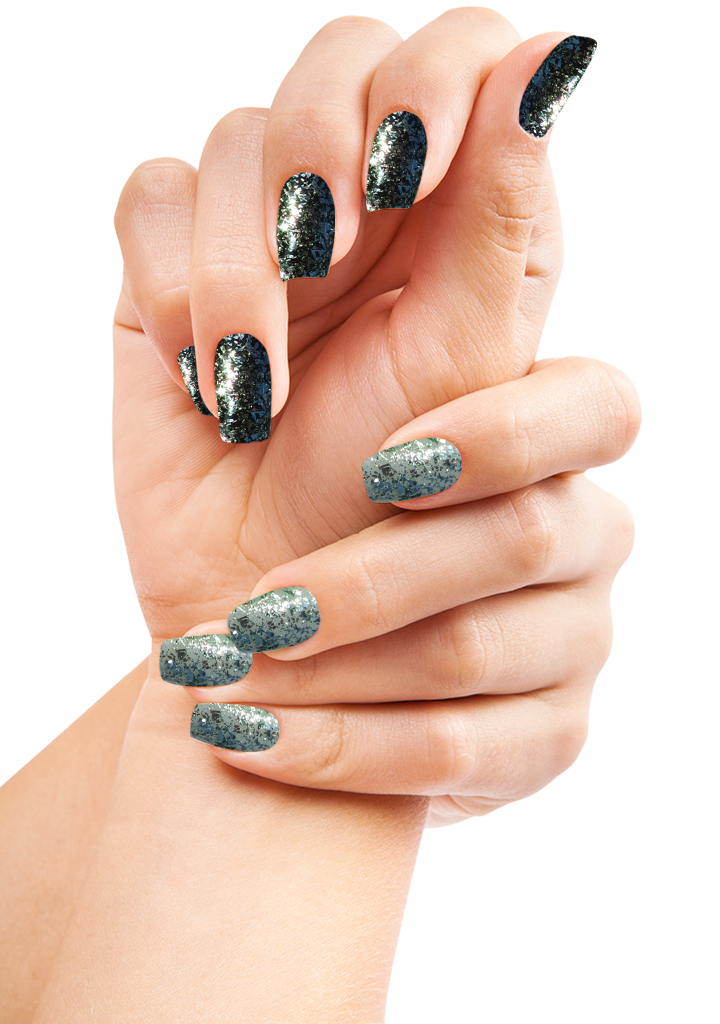 Slate Grey Glitter Foil Powder 0.8gm