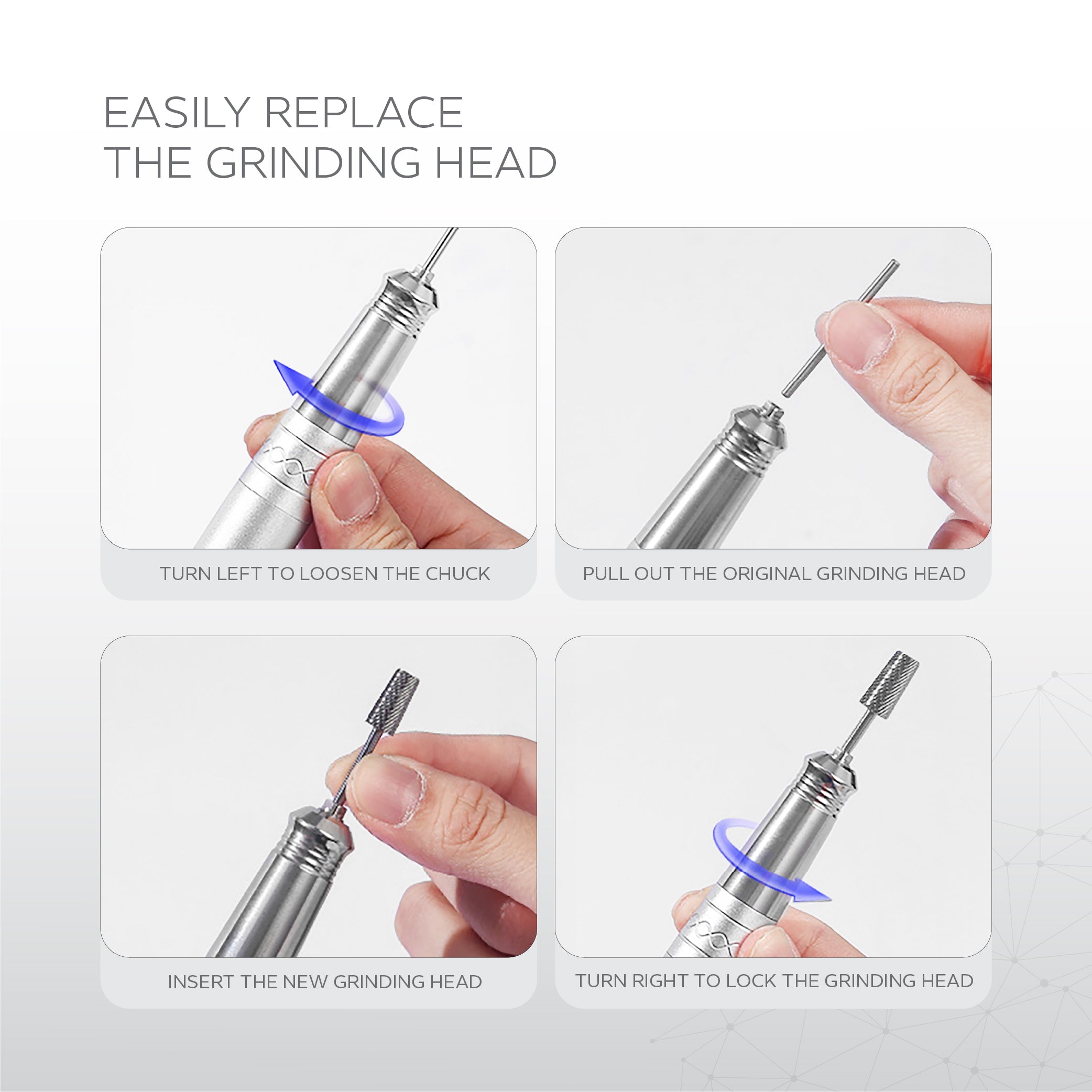 Nano® Sonic Pro E-File Nail Drill Machine - 40,000 RPM | Brushless Electric Nail Drill Machine