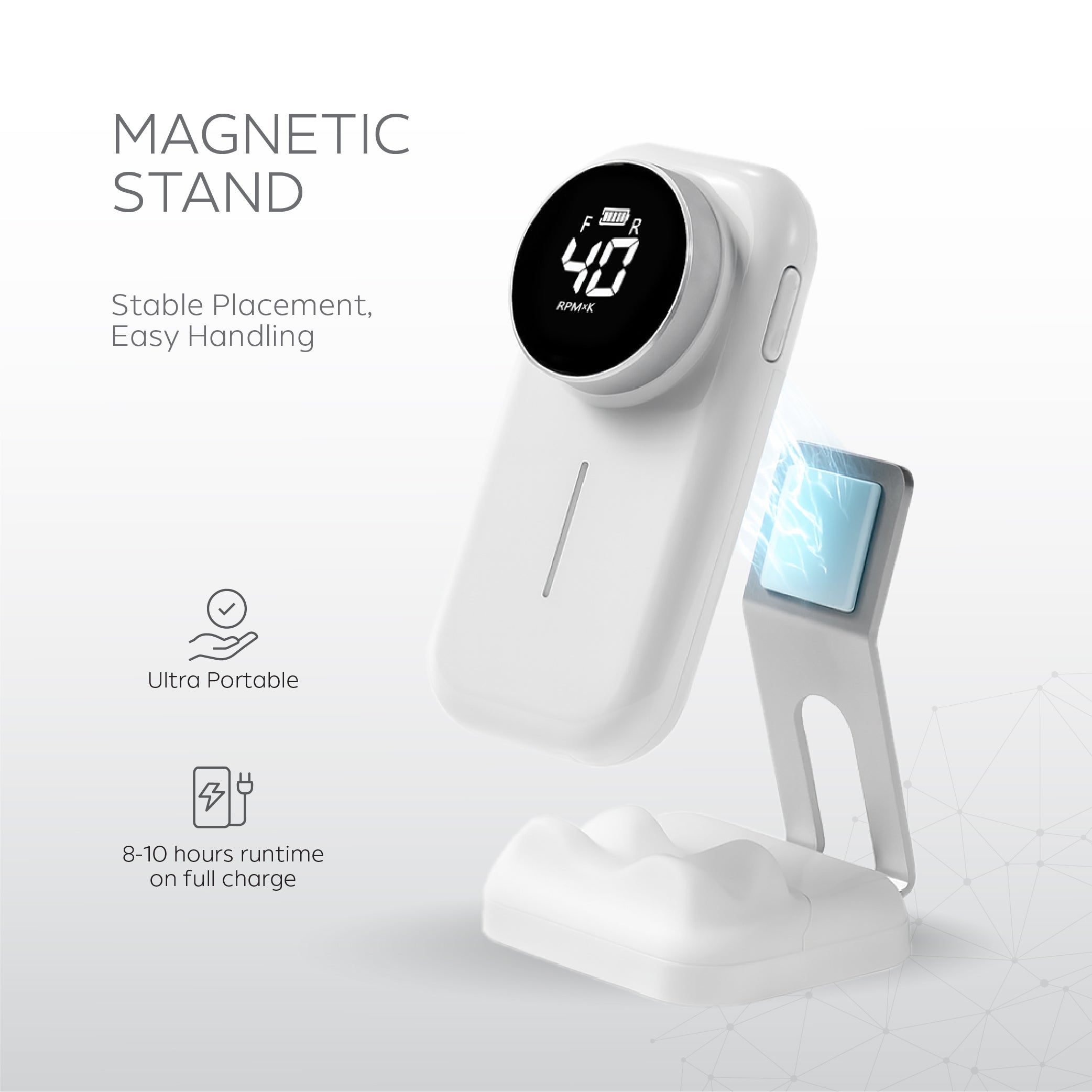 Nano® Sonic Pro E-File Nail Drill Machine - 40,000 RPM | Brushless Electric Nail Drill Machine