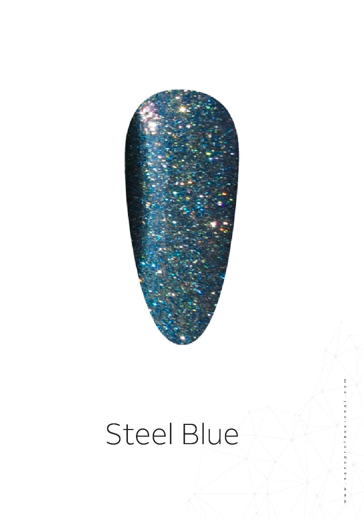Steel Blue Disco Glitter Powder 0.8gm