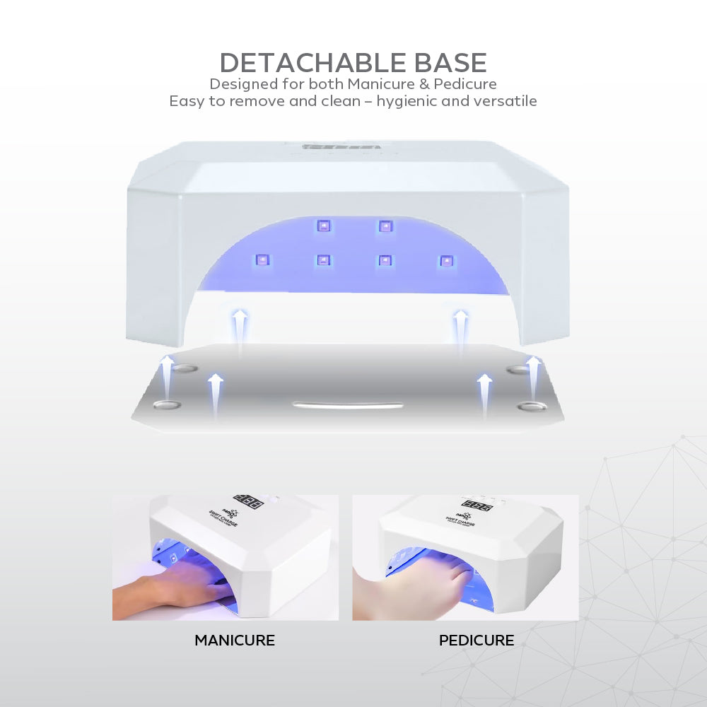 Nano® Swift Charge UV/LED Nail Lamp – 54W | Professional, High-Performance, Cordless Rechargeable Nail Curing Lamp | Nail Dryer