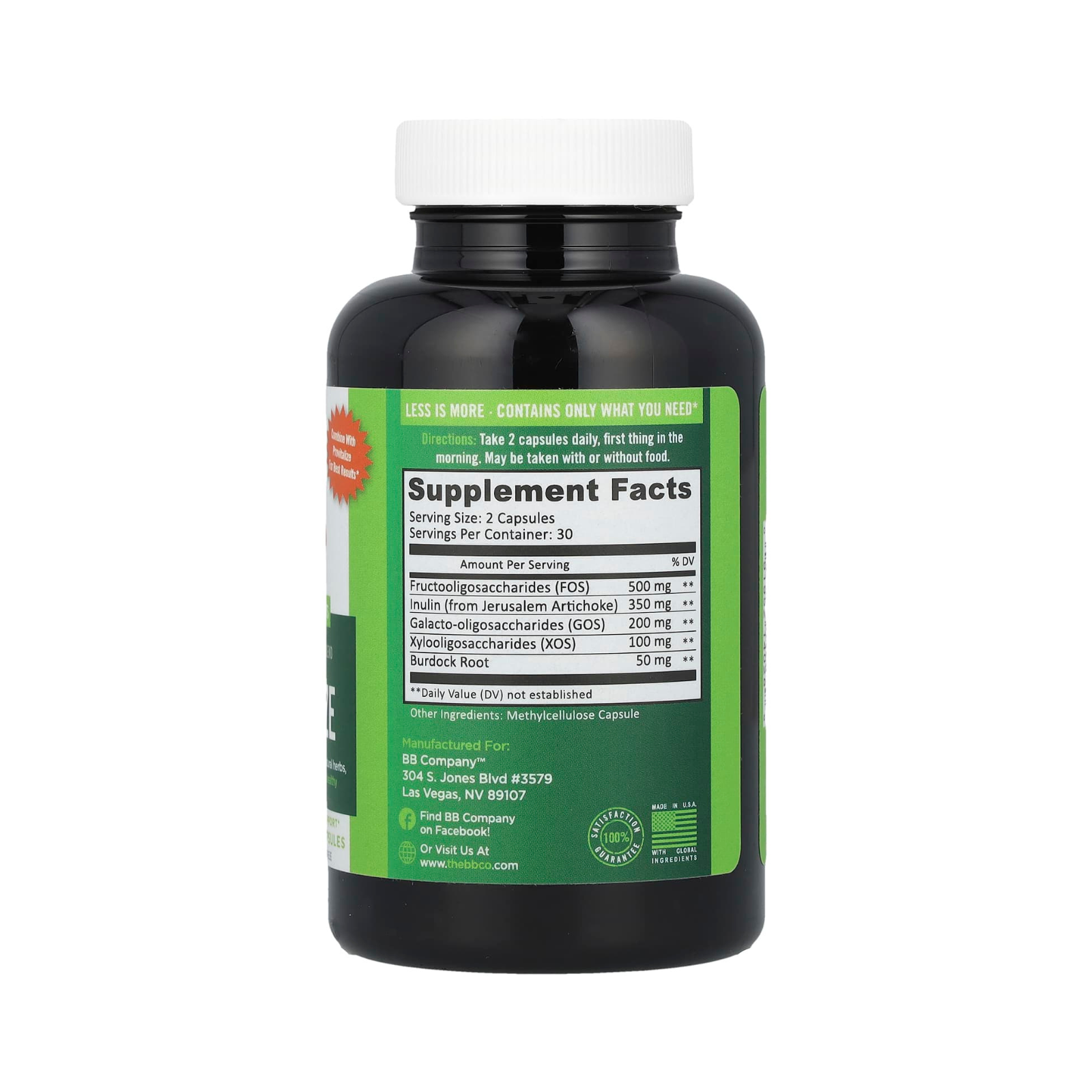 Better Body Co. Previtalize Prebiotic Formula for Women – 60 Capsules