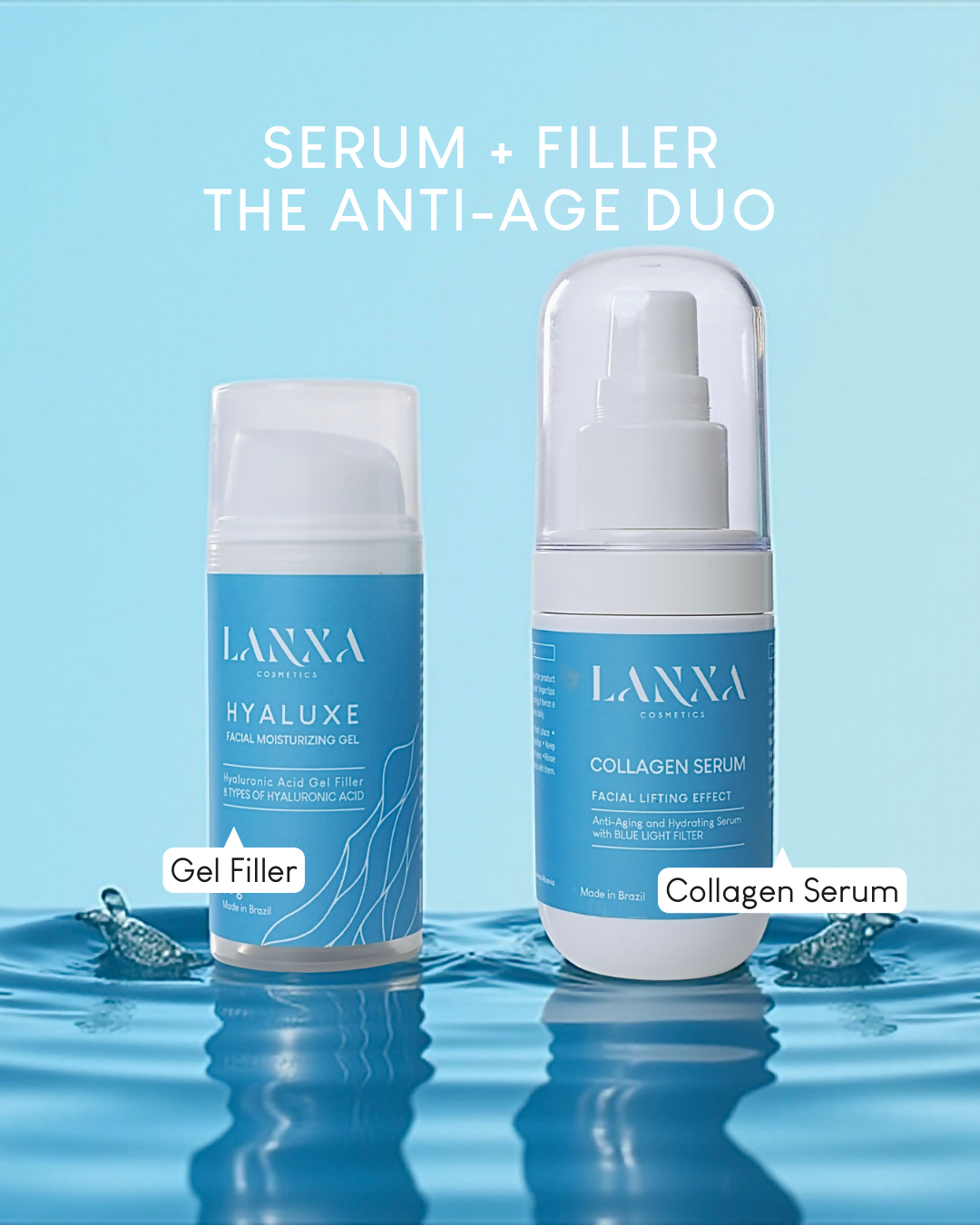 Hyaluxe I Hyaluronic Acid + Collagen Anti Age Set