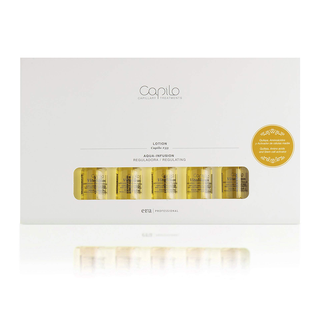 Eva Professional Hair Care Capilo Vitalikum Treatment for Hair Loss Due to Oily Dry Scalp and All Hair Types