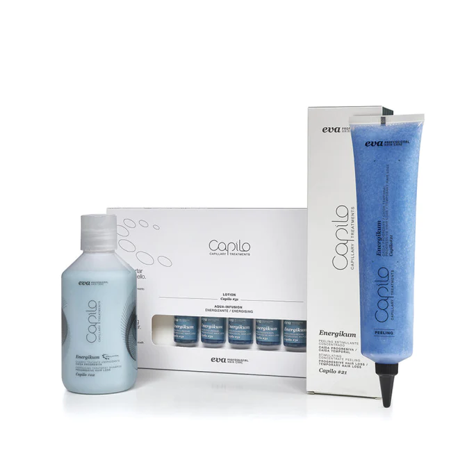 Eva Professional Hair Care Capilo Energikum Progressive and Temporary Hair Loss Treatment