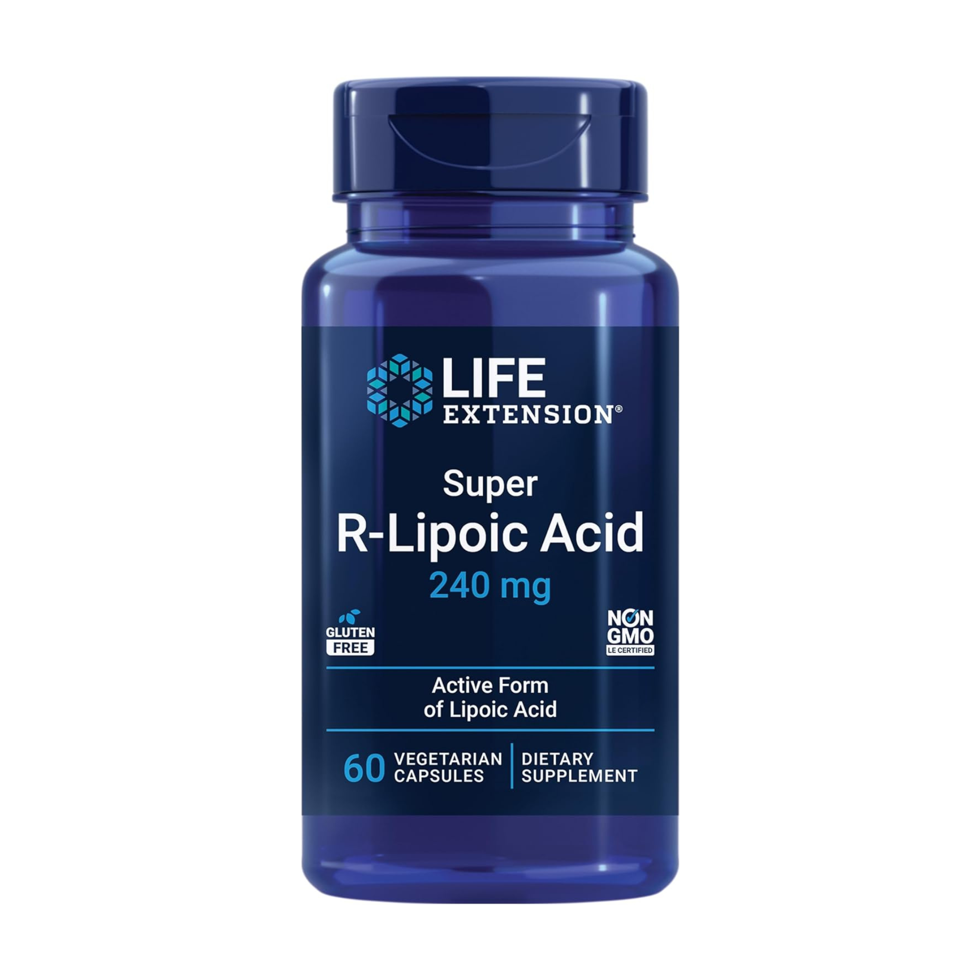 Life Extension Super R-Lipoic Acid - 60 Vegetarian Capsules